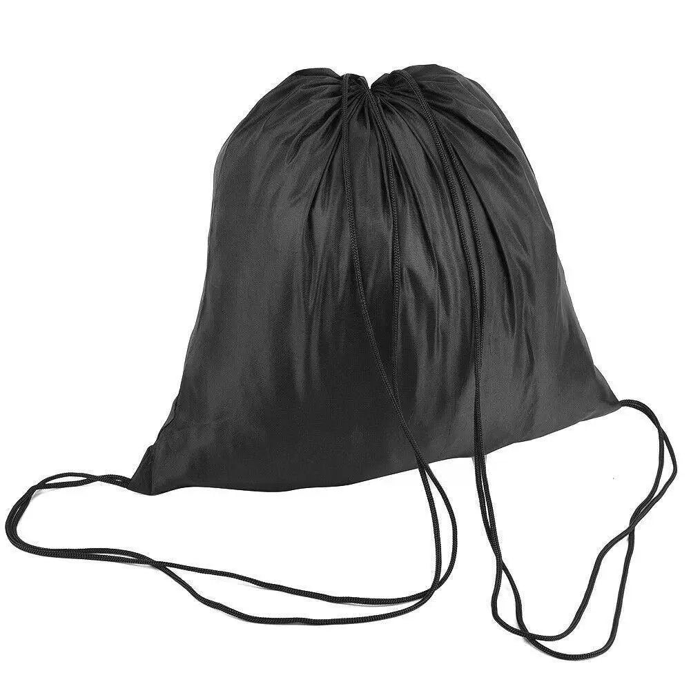 25*20CM Oxford Cloth Drawstring Football Volleyball Carrying Portable Sports Storage Bag Black Bags Soccer Basketball Outdoor
