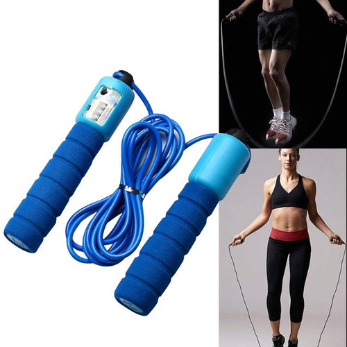 Skipping Rope With Counter Adjustable Length Counter Wear-resistant