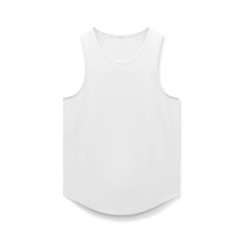 Mens Mesh Breathable Quick-drying Sports Vest For Running