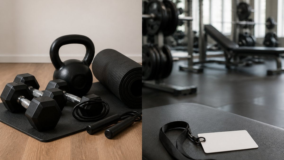 Home Gym Equipment vs Gym Membership for Beginners