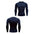 Men's long-sleeve tight-fitting muscle-fit athletic workout T-shirt in multiple colors and sizes