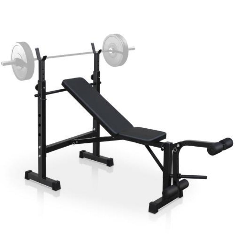 Olympic Weight Bench with Squat Rack – Home Gym Trainer