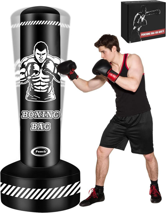 Heavy Punching Bag Boxing Free Standing Fitness MMA Fitness Training Equipment
