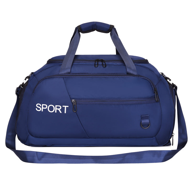 Waterproof Oxford luggage bag for women with shoe compartment and multi-pocket design