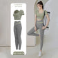 Women's One-piece Chest Pad Top Pants Workout Clothes Suit