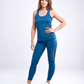JupiterGear High-Waisted Pilates Leggings with Side Pockets & Mesh Pan