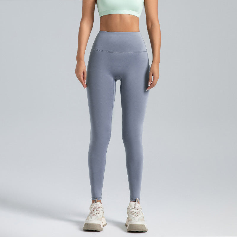 High‑Waist Peach Lift Leggings – Tummy Control Yoga Pants