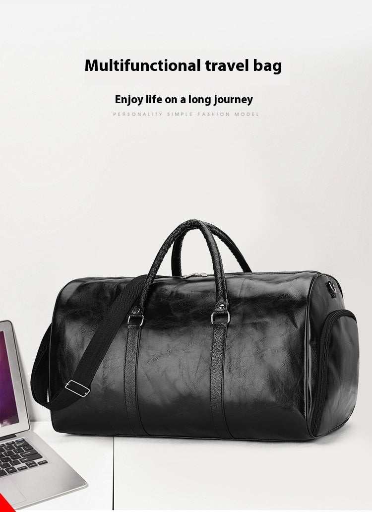 Retro Business Trip Large Capacity Men Sports Gym Bag