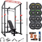 Home Gym Sets Multi-functional Power Cage,Home Adjustable Pullup Squat Rack