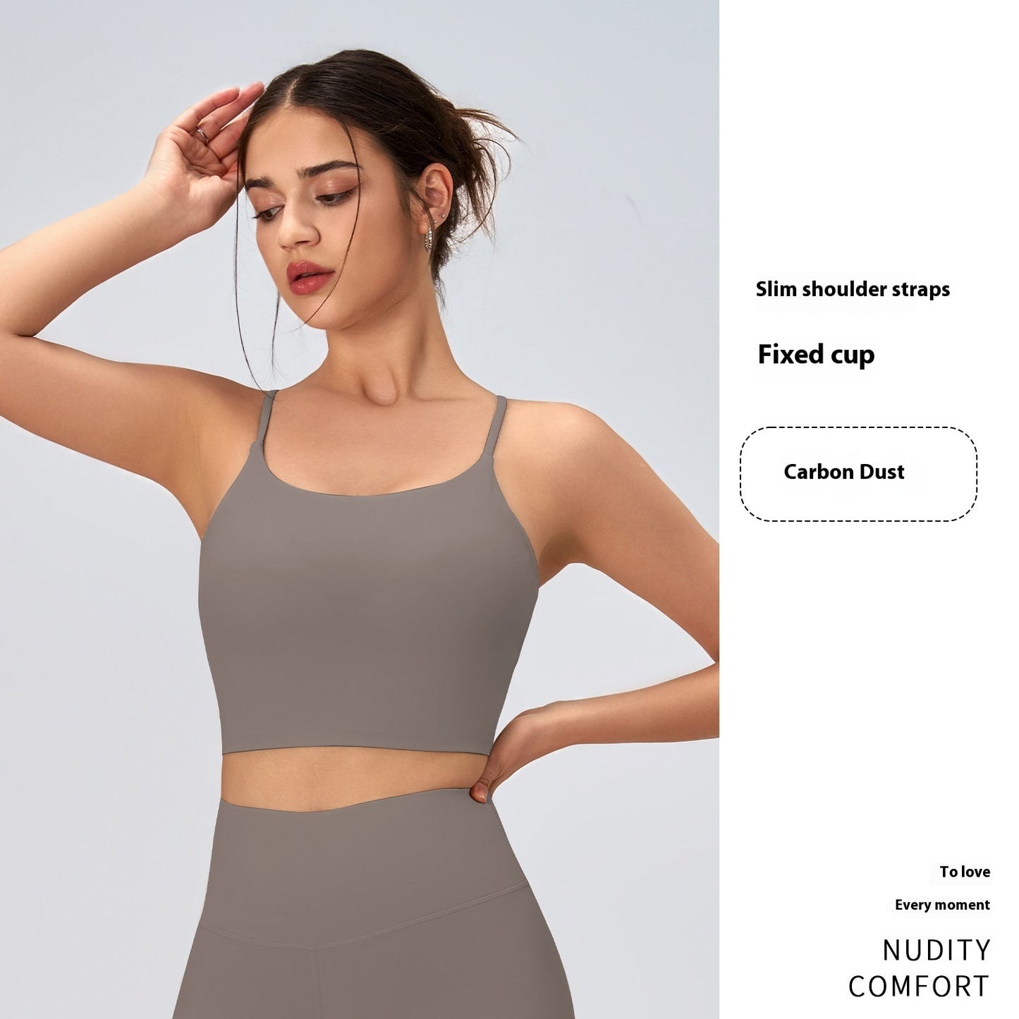 Breathable U‑Shaped Beauty‑Back Yoga Shirt for Women