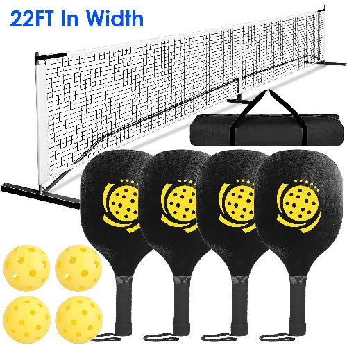 22ft Portable Pickleball Net System – The Complete All-in-One Court Set