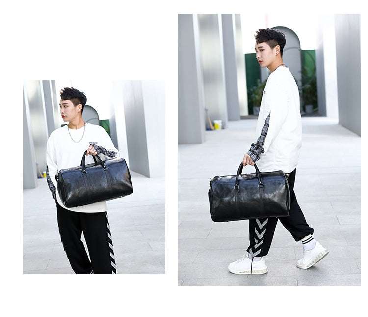 Retro Business Trip Large Capacity Men Sports Gym Bag