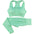 Women's seamless crop top and leggings set, colour option 6
