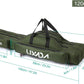 Fishing Rod Case - 3 Layers Oxford Bag, Portable Folding Carrier for Rods and Reels, Tackle Storage Travel Bag, 90Cm/120Cm/150Cm Optional