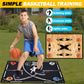 Basketball Footwork Training Mat For Beginners - 59 X 35 Inch Indoor Outdoor Skill Trainer - Visual Step Guide For Youth & Adults - Anti-Slip & Portable Drill Pad