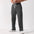 Women wearing loose fit, wide-leg elastic-waist drawstring sweatpants in multiple colors for casual street fashion