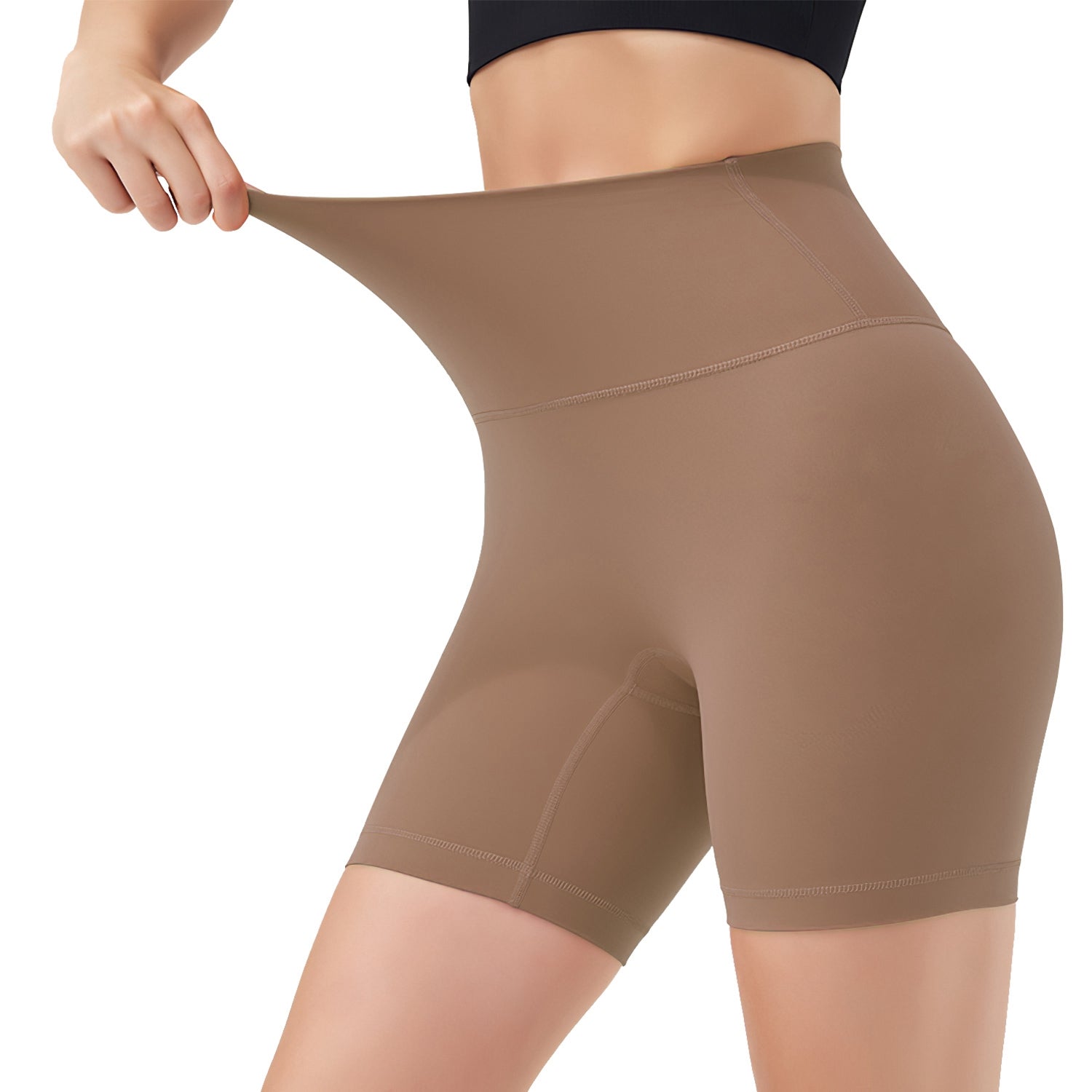 Women’s Seamless High‑Waist Booty Shorts – 6.3" Inseam for Running, Yoga & Volleyball