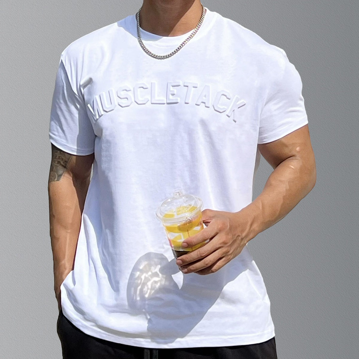 Men's sports loose cotton workout short sleeve T-shirt in multiple solid colors with raglan sleeves