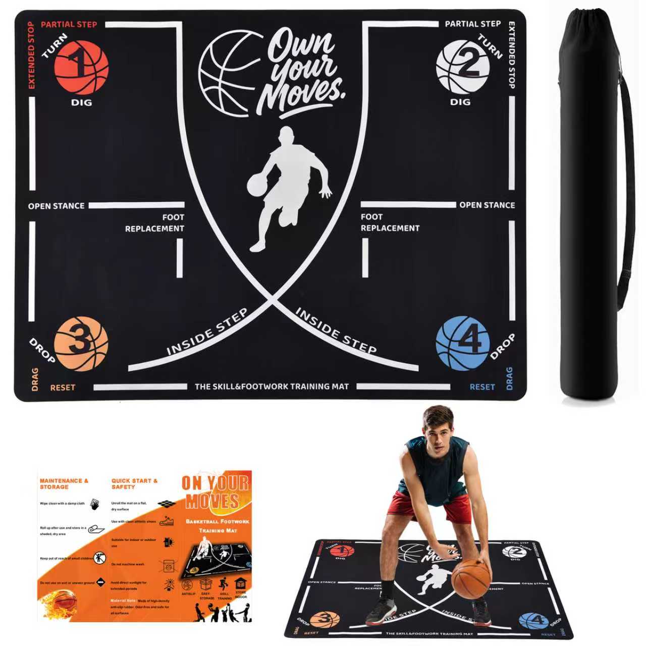 Indoor/Outdoor Basketball Footwork Trainer