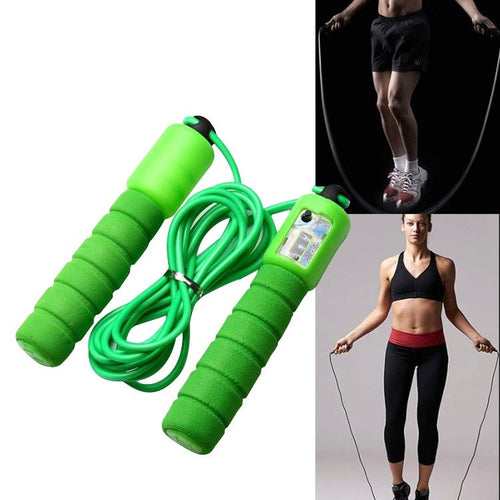 Skipping Rope With Counter Adjustable Length Counter Wear-resistant