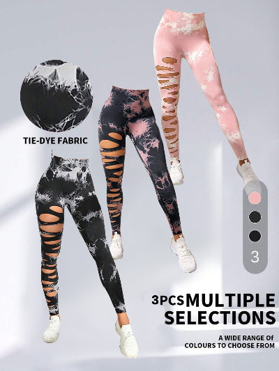 3-Pack Sculpt & Lift Seamless Leggings – High-Waist "Juice Peach" Sculpt