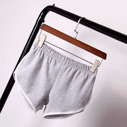 women wearing new casual summer shorts with workout waistband in various colors