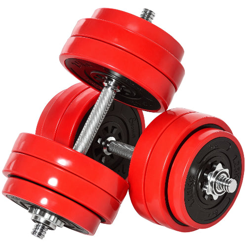 Pro-Iron 66lb Adjustable 2-in-1 Dumbbell & Barbell Set