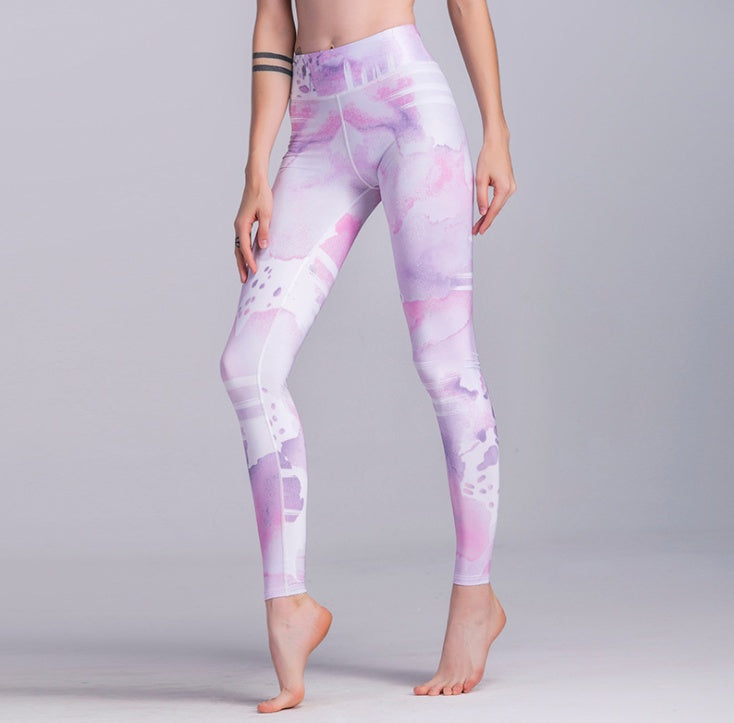 Hot Ink Expression Leggings – High-Stretch Performance Yoga Pants