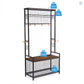 Garage Sports Equipment Storage Rack With Bench Storage Rack