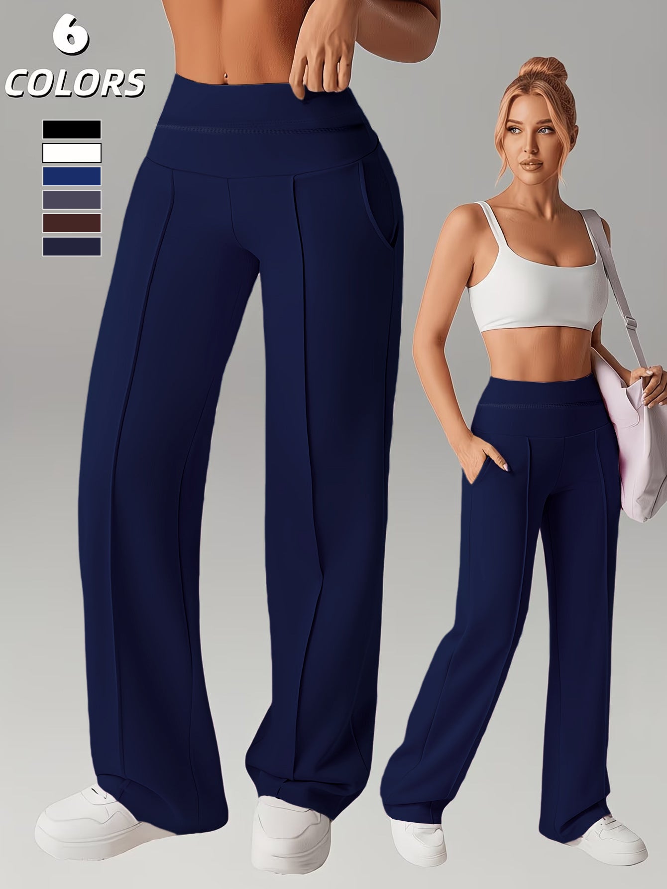 Women's loose straight-leg yoga pants, photo 9
