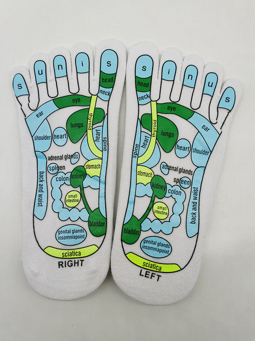 Massage Relieve Tired Feet Socks Acupressure Foot Massager Reflexology