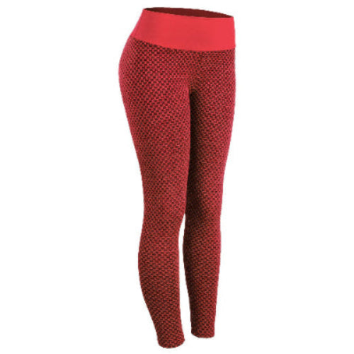 Urban Check Seamless Yoga Leggings – High-Waist Plaid Performance