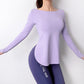 Seamless Yoga Training Top - Long Sleeve Performance Tee