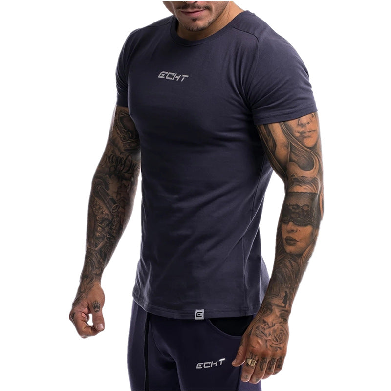 Men's Summer Gym T-Shirt | Breathable Loose Fit by GearUp