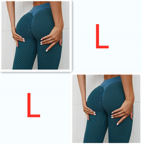 Urban Check Seamless Yoga Leggings – High-Waist Plaid Performance