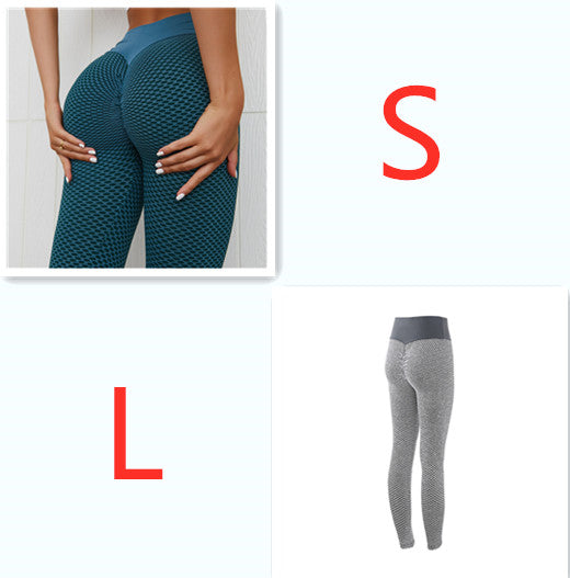 Urban Check Seamless Yoga Leggings – High-Waist Plaid Performance