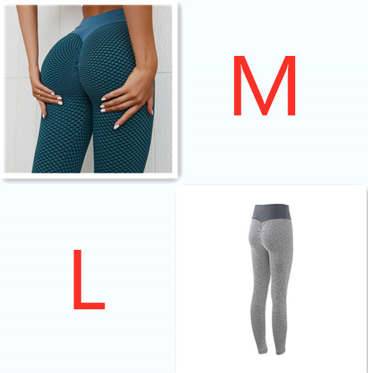 Urban Check Seamless Yoga Leggings – High-Waist Plaid Performance
