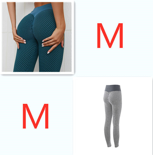 Urban Check Seamless Yoga Leggings – High-Waist Plaid Performance