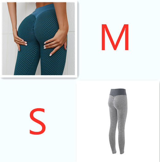 Urban Check Seamless Yoga Leggings – High-Waist Plaid Performance