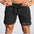 Core-Soft Lace-Pocket Sports Shorts – High-Stretch Cotton