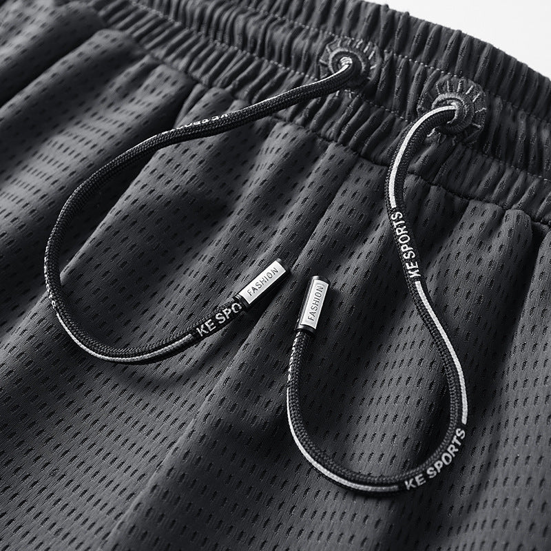 Ice-Frost Mesh Training Shorts – Breathable "Ice Silk" Cooling Tech
