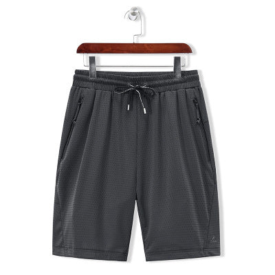 Ice-Frost Mesh Training Shorts – Breathable "Ice Silk" Cooling Tech