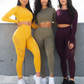 2 Piece seamless yoga gym suit