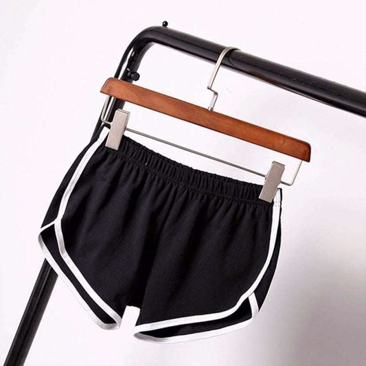 women wearing new casual summer workout waistband skinny shorts