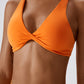 Yoga V-Neck Twisted Sleeveless Sports Bra