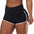 Women plus size high waist solid hip lifting tight running workout shorts