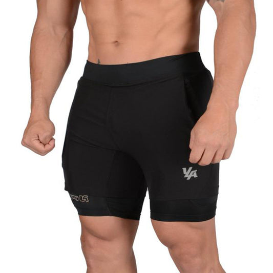 Men’s 2-in-1 Running Shorts – Quick-Dry Gym & Training