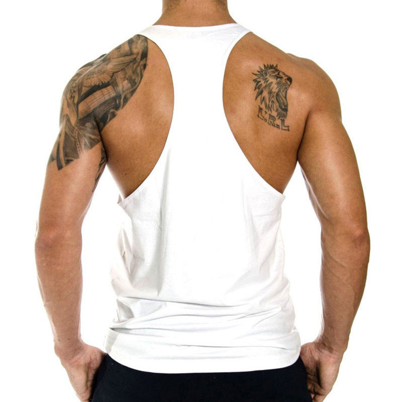 Core-Flow Men’s Training Tank Top – Premium Combed Cotton Loose-Fit