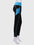 Gothic Edge Color-Block Leggings – Quick-Dry, High-Stretch