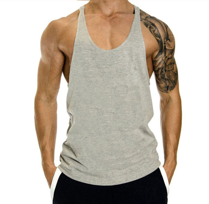 Core-Flow Men’s Training Tank Top – Premium Combed Cotton Loose-Fit